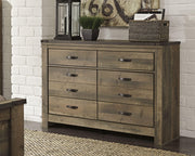 Trinell Twin Bookcase Bed, Dresser and 2 Nightstands - B446B101