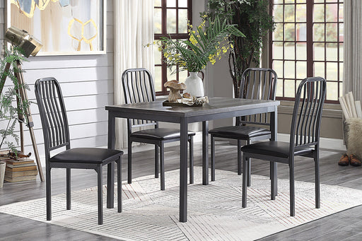 Tripp Gray Metal Dining Set - DMV FurnitureDining Room Set