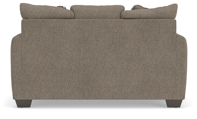 Triston-Peaks Suede Loveseat - 3020435