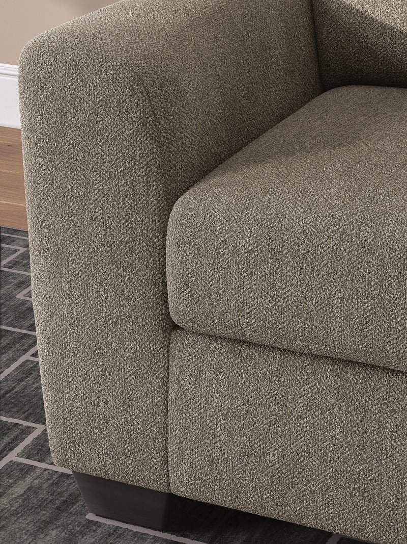 Triston-Peaks Suede Oversized Chair - 3020423