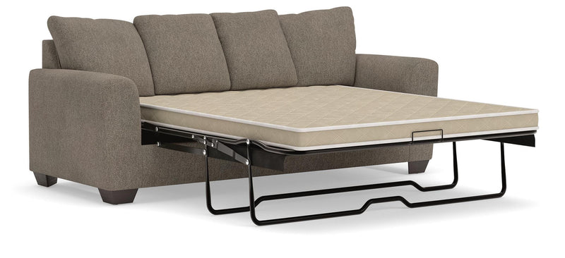 Triston-Peaks Suede Queen Sofa Sleeper - 3020439
