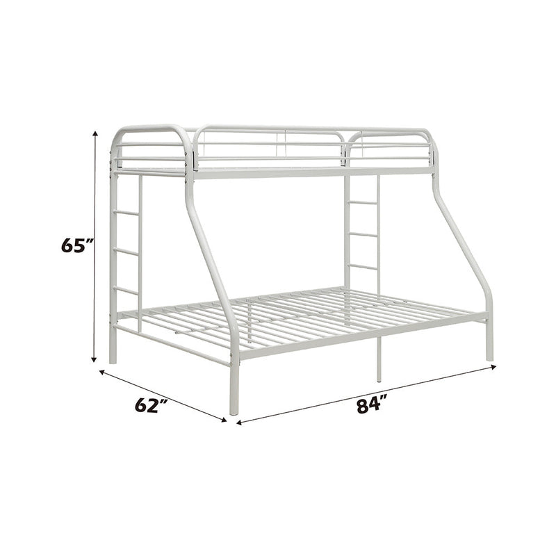 Tritan Twin XL/Queen Bunk Bed - 02052WH