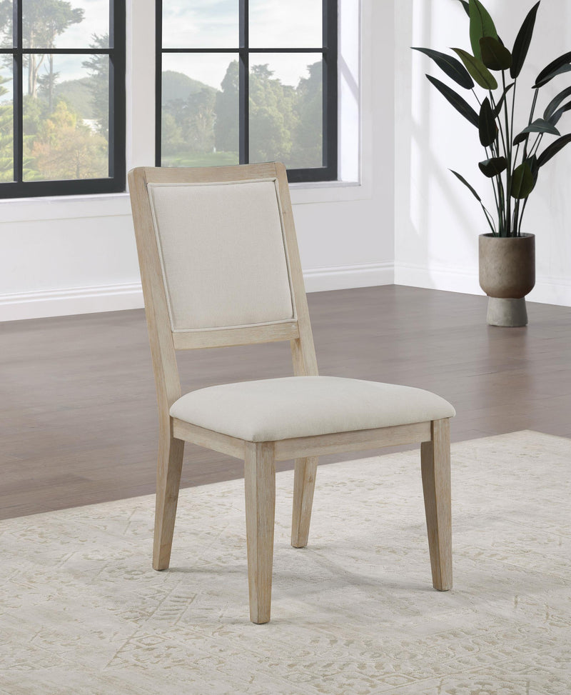 Trofello Cushioned Dining Side Chair White Washed (Set of 2) - 123122
