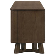 Trotter 71-inch 4-Door Wood TV Stand Media Console Brown - 720133