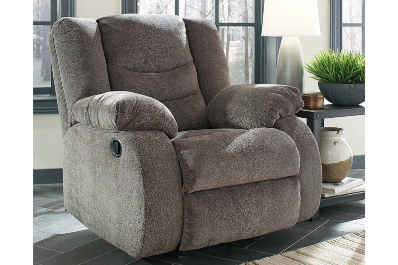 Tulen Gray Recliner - 9860625 - DMV Furniture