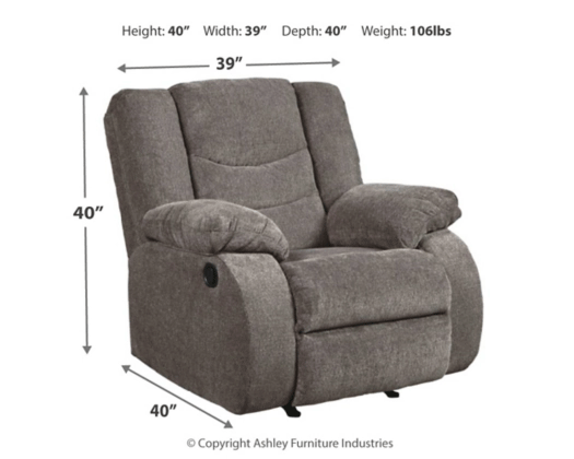 Tulen Gray Reclining Living Room Set - DMV Furniture