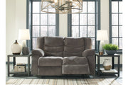 Tulen Gray Reclining Loveseat - DMV FurnitureLoveseat