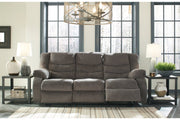 Tulen Gray Reclining Sofa - DMV FurnitureReclining Sofa