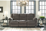 Tulen Gray Reclining Sofa - DMV FurnitureReclining Sofa