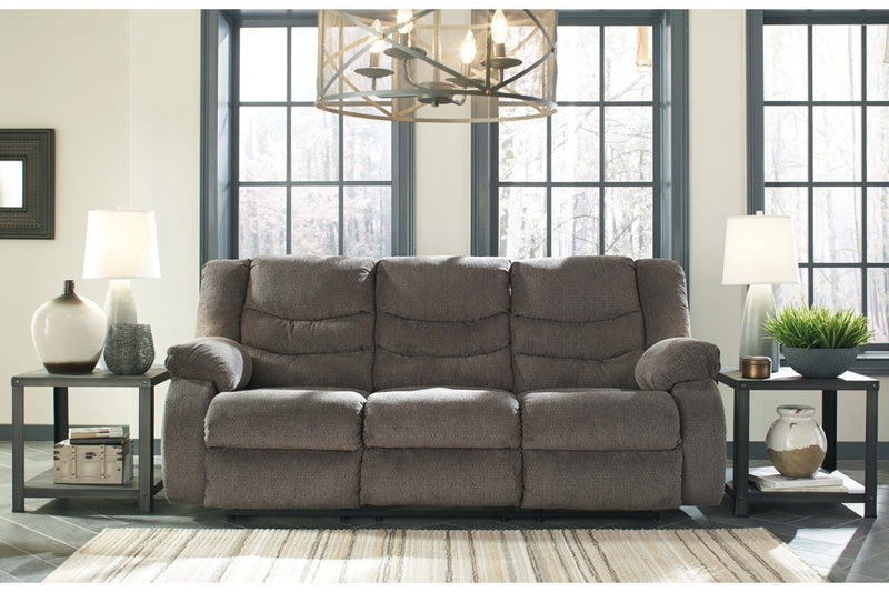 Tulen Gray Reclining Sofa - DMV FurnitureReclining Sofa