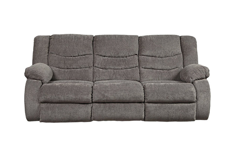 Tulen Gray Reclining Sofa - DMV FurnitureReclining Sofa