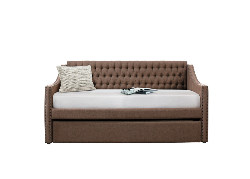Tulney Brown Daybed with Trundle - DMV FurnitureDaybed