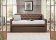 Tulney Brown Daybed with Trundle - DMV FurnitureDaybed