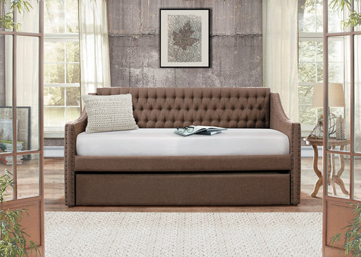 Tulney Brown Daybed with Trundle - DMV FurnitureDaybed