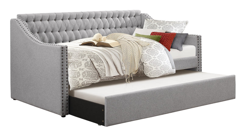 Tulney Gray Daybed with Trundle - DMV FurnitureDaybed