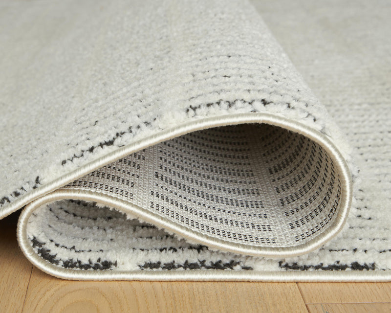 Turinwith Ivory/Black 7'10" x 9'10" Area Rug - R407551