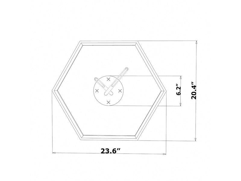 Tuva Wall Clock in Dore - 760-TUV-CLO-RF190504
