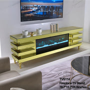 TVS114 – Fireplace TV Stand 78.7 X 15.7 X 26.8 - 210000007892