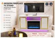 TVS115 – Fireplace TV Stand 70.9"×13.8"×33.5" - 210000007893