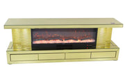 TVS123 70.9 x 15.7 x 26.4 inches Fireplace TV Stand - 210000008008