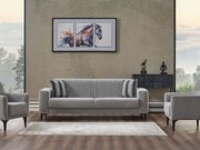Twist Convertible Sofa in Grey - 200-SER-TWI-PINAR17-3