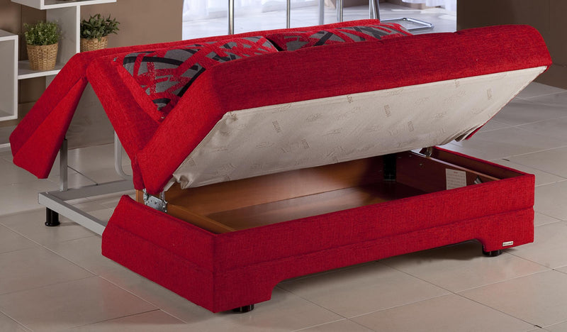 Twist Love Seat (Story Red) 1 Piece - DMV FurnitureLoveseat
