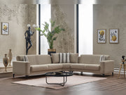 Twist Sectional Sofa in Beige - 200-SER-TWI-PINAR07-S