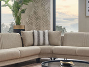 Twist Sectional Sofa in Beige - 200-SER-TWI-PINAR07-S