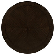 Twyla 5-piece 60-inch Round Wood Dining Table Set Dark Cocoa - 115100-S5