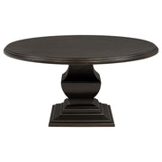 Twyla 5-piece Round Wood Dining Room Table Set Dark Cocoa - 109230-S5