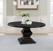 Twyla 60-inch Round Wood Dining Room Table Dark Cocoa - 109230