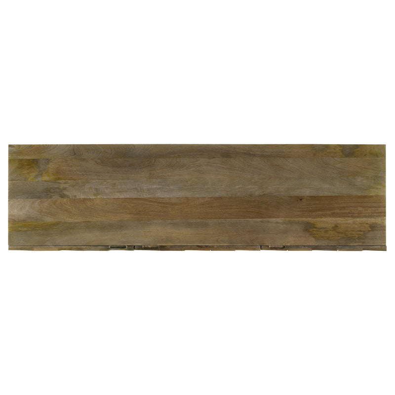 Tyler 3-door Solid Wood Sideboard Buffet Cabinet Mango Brown - 130515