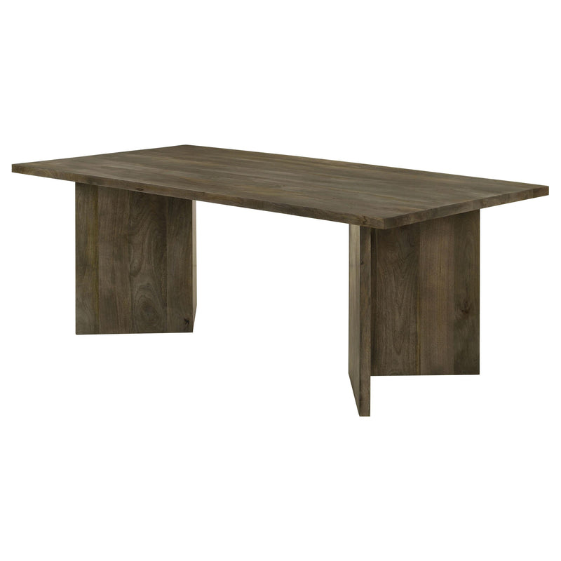 Tyler 80-inch Solid Wood Dining Table Mango Brown - 130511