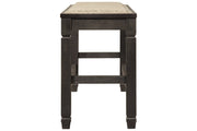Tyler Creek Antique Black Counter Height Dining Bench - DMV FurnitureAccent Bench
