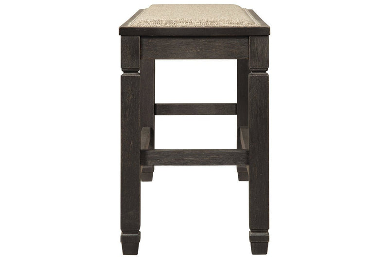 Tyler Creek Antique Black Counter Height Dining Bench - DMV FurnitureAccent Bench