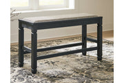Tyler Creek Antique Black Counter Height Dining Bench - DMV FurnitureAccent Bench