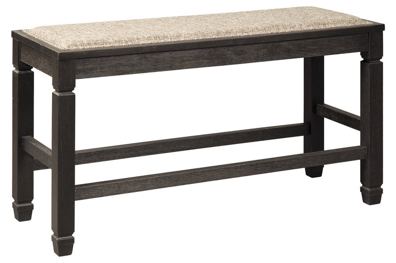 Tyler Creek Antique Black Counter Height Dining Bench - DMV FurnitureAccent Bench