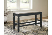 Tyler Creek Antique Black Counter Height Dining Bench - DMV FurnitureAccent Bench