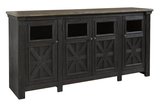 Tyler Creek Black/Gray 74" TV Stand - W736-68 - DMV Furniture