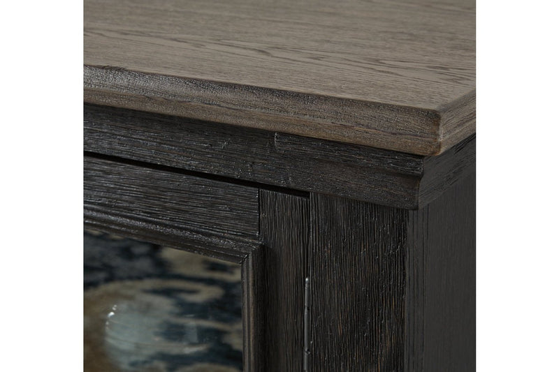 Tyler Creek Black/Gray 74" TV Stand - W736-68 - DMV Furniture