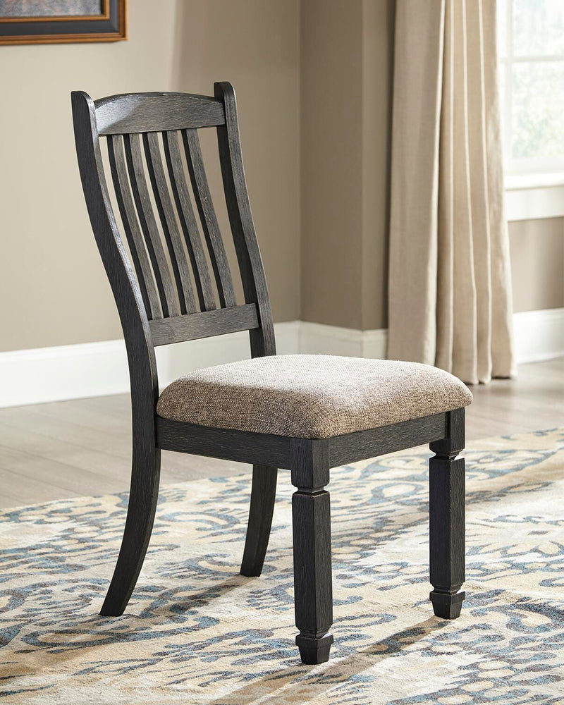 Tyler Creek Black/Grayish Brown Dining Chair (Set of 2) - D736-01X2
