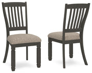 Tyler Creek Black/Grayish Brown Dining Chair (Set of 2) - D736-01X2