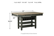 Tyler Creek Black/Gray Counter Height Dining Table - DMV FurnitureCounter Height Table