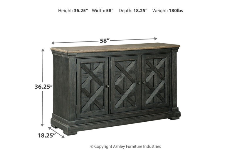 Tyler Creek Black/Gray Dining Server - DMV FurnitureCabinet