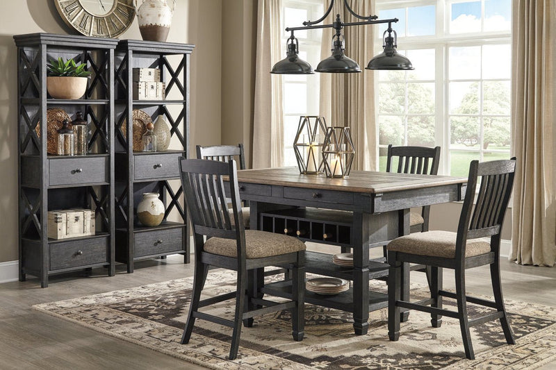 Tyler Creek Black/Gray Display Cabinet - DMV FurnitureCabinet