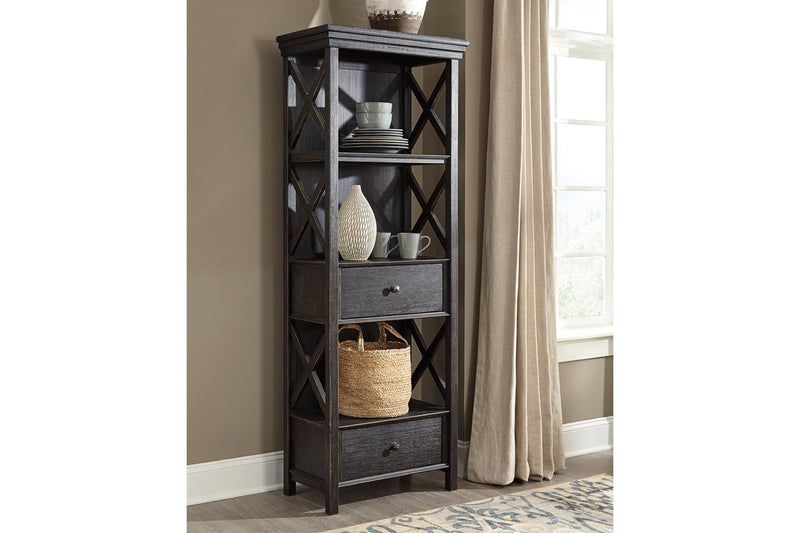 Tyler Creek Black/Gray Display Cabinet - DMV FurnitureCabinet