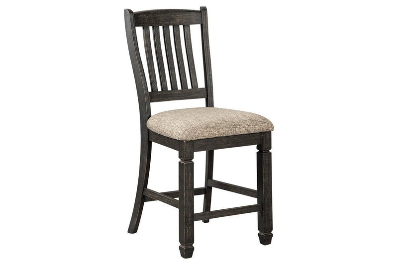 Tyler Creek Black/Grayish Brown Counter Height Bar Stool (Set of 2) - DMV FurnitureBarstool