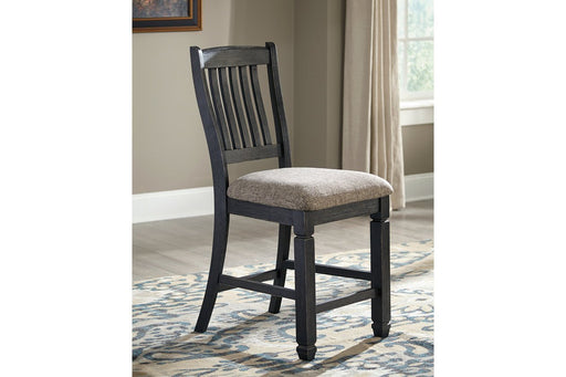 Tyler Creek Black/Grayish Brown Counter Height Bar Stool (Set of 2) - DMV FurnitureBarstool