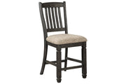 Tyler Creek Black/Grayish Brown Counter Height Bar Stool (Set of 2) - DMV FurnitureBarstool