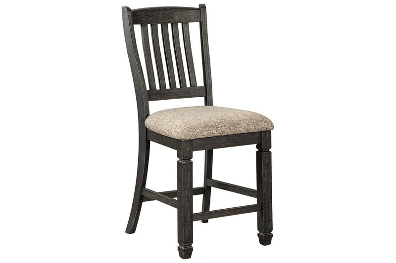 Tyler Creek Black/Grayish Brown Counter Height Bar Stool (Set of 2) - DMV FurnitureBarstool